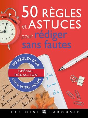 cover image of 50 règles d'or pour rédiger sans fautes